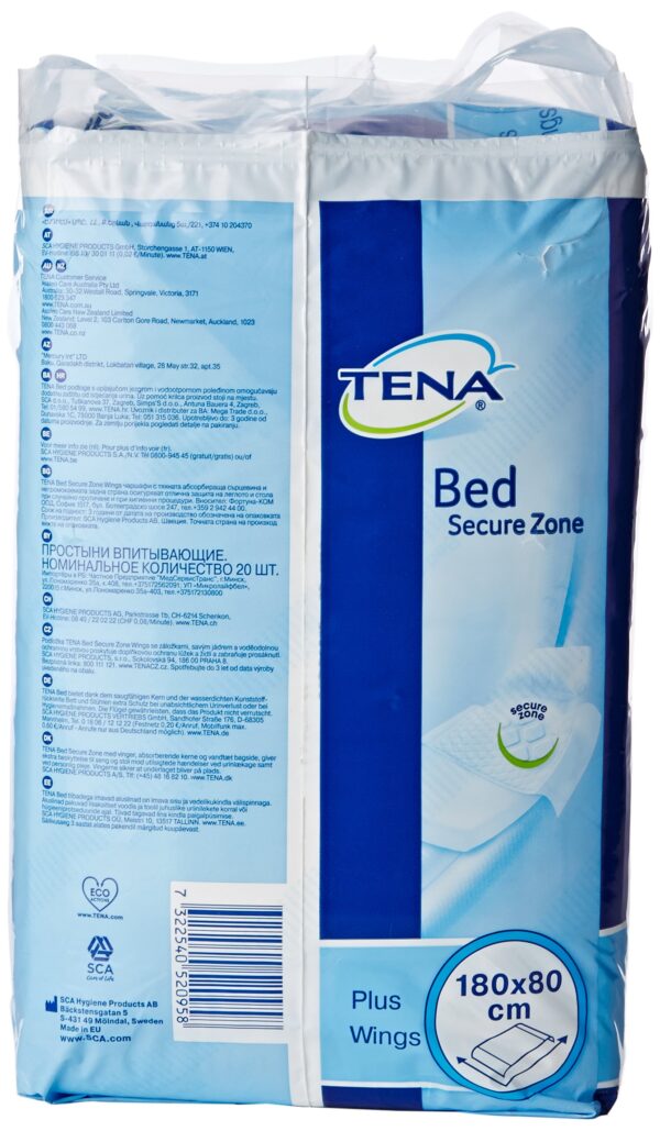 Tena Bed Secure Zone Plus Wings Ava Nurse